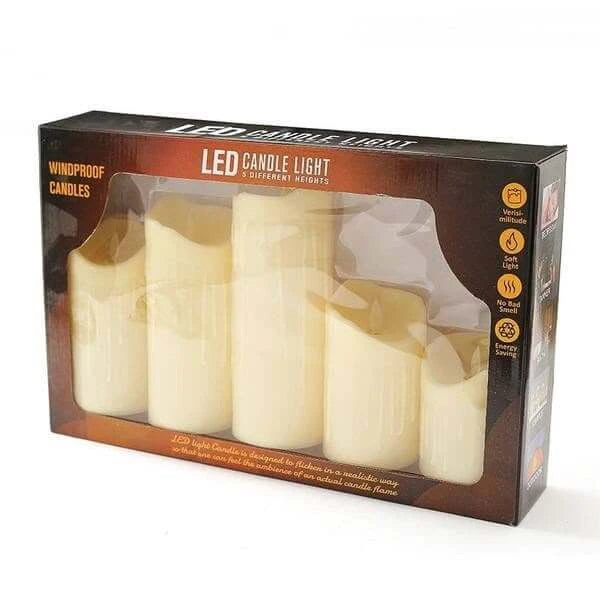 LED Flameless Candle Set