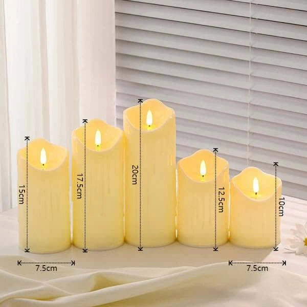 LED Flameless Candle Set