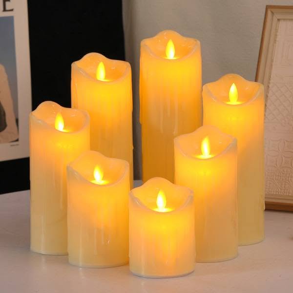 Set of 5 LED Flameless Candle Light (Battery Operated)